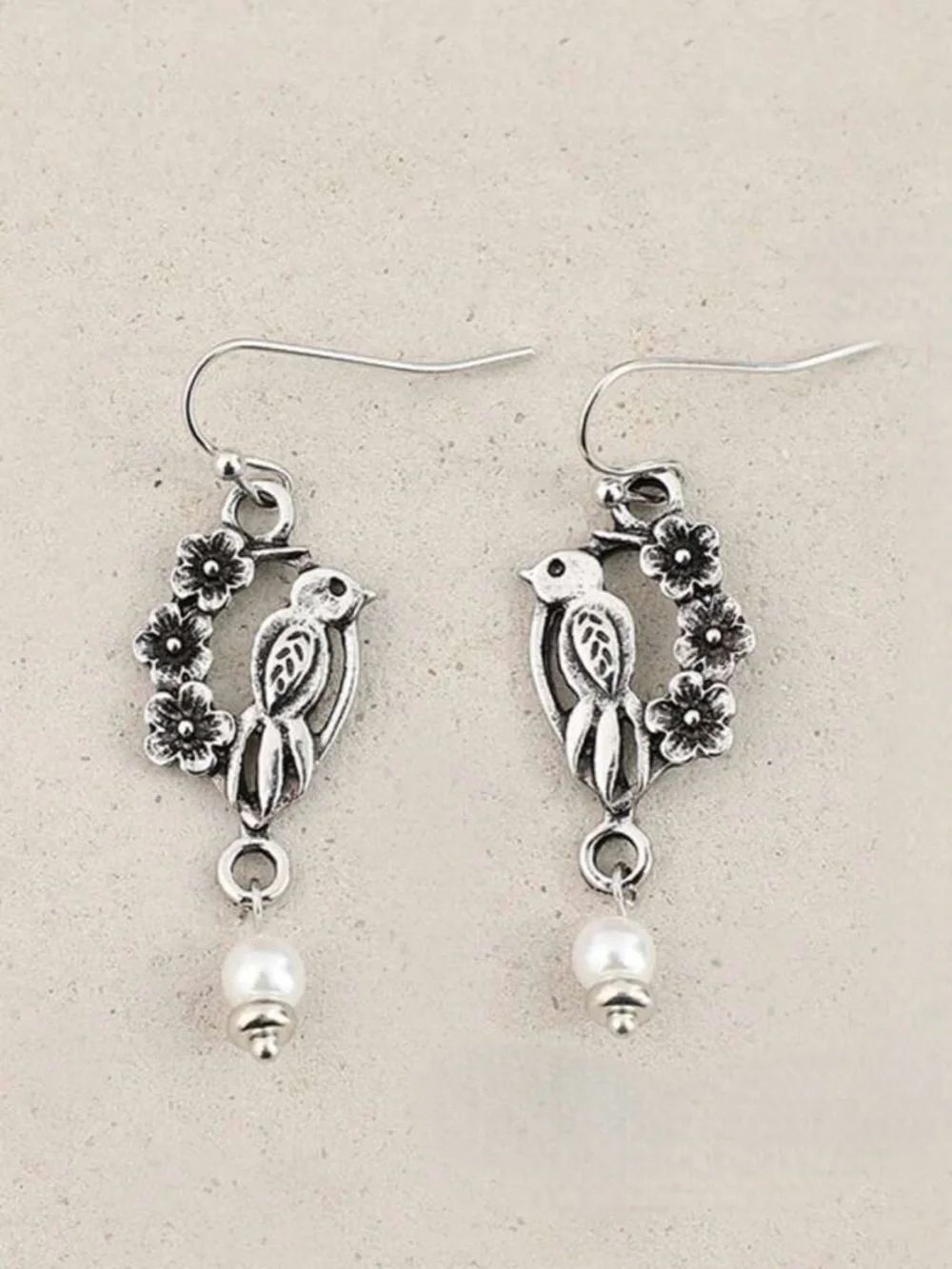 Boho bird earrings N2407